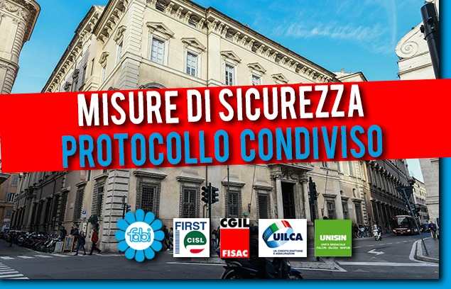 NUOVE MISURE PER LA SICUREZZA DEI LAVORATORI