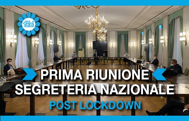 PRIMA RIUNIONE DELLA SEGRETERIA NAZIONALE FABI DOPO IL LOCKDOWN