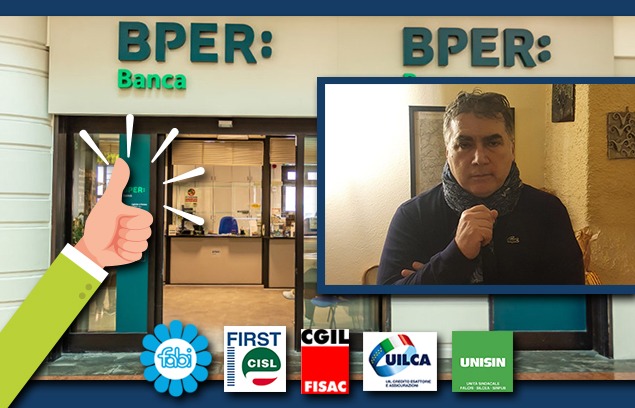 BPER, SÌ AL PREMIO DI PRODUZIONE E AI SERVIZI ASSISTENZIALI