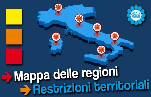 COVID, LA MAPPA DELLA FABI SULLE RESTRIZIONI TERRITORIALI
