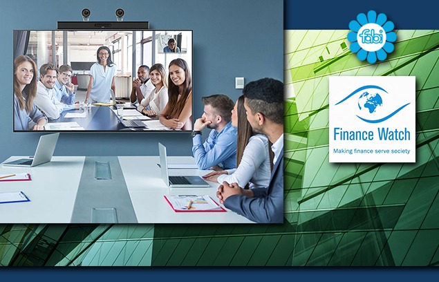 SOSTENIBILITÀ E AMBIENTE, LA FABI ALLA CONFERENZA DI FINANCE WATCH