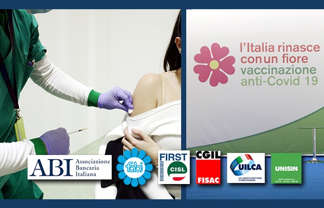 “PIANO VACCINI, BANCARI DA TENERE IN CONSIDERAZIONE”