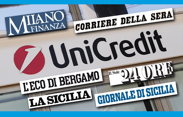 UNICREDIT, IL PREMIO AZIENDALE SULLA STAMPA