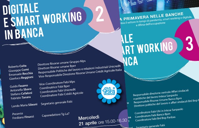 DIGITALE E SMART WORKING, DOPPIO APPUNTAMENTO CON “LA PRIMAVERA NELLE BANCHE”