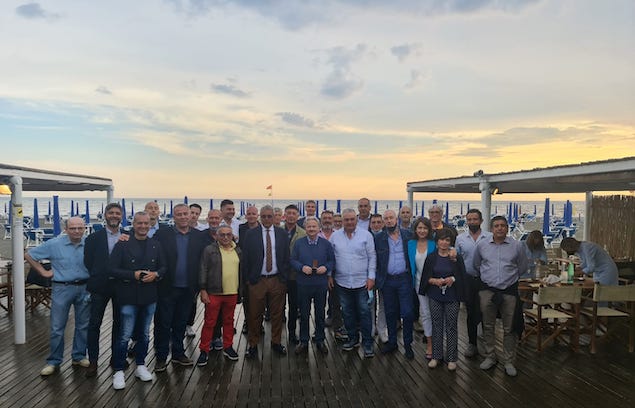 IL DIRETTIVO FABI DI VITERBO COL SEGRETARIO GENERALE
