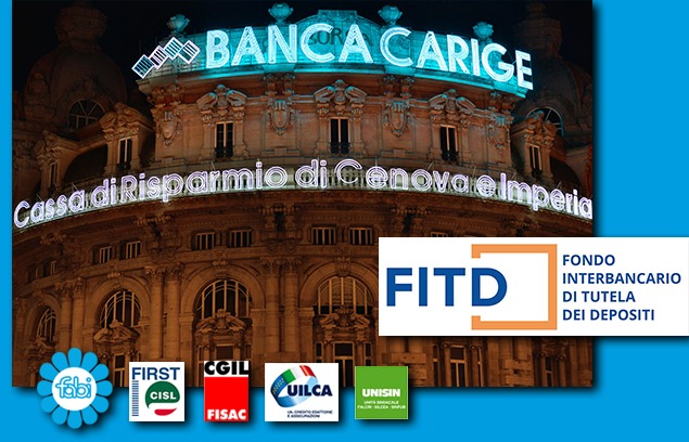 «FITD ASSICURI A CARIGE LA CONTINUITÀ AZIENDALE, ORA SERVE UN TAVOLO DI CONFRONTO»