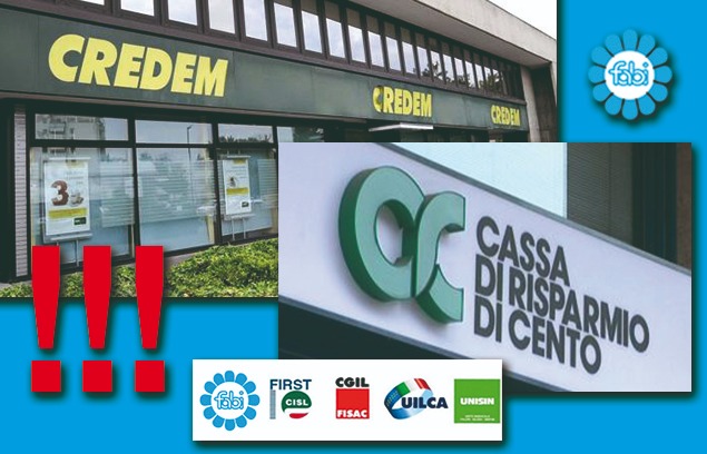 CREDEM, MINACCE E INSULTI AI DIPENDENTI EX CARICENTO