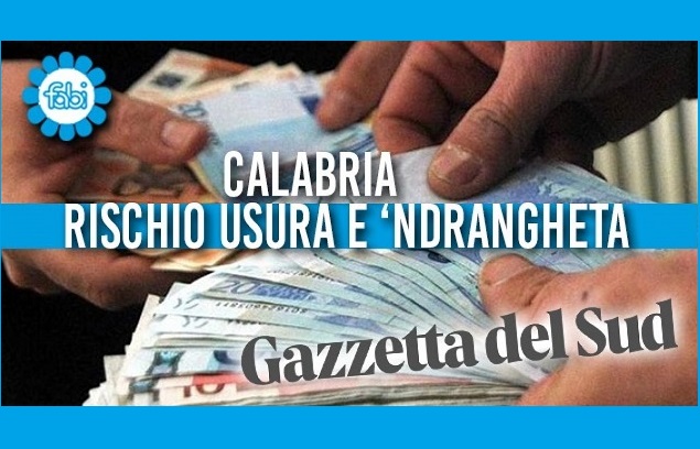 FABI CALABRIA, È ALLARME USURA