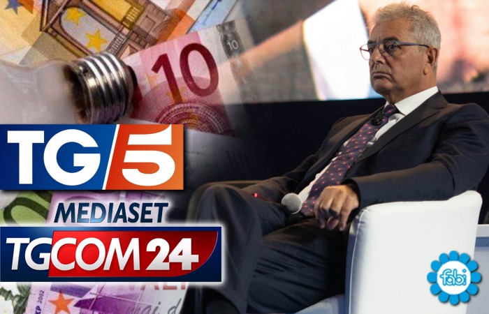 SILEONI AL TG5 (ORE 20.00)E AL TGCOM24: “IL GOVERNO INTERVENGA SUL CARO-BOLLETTE”