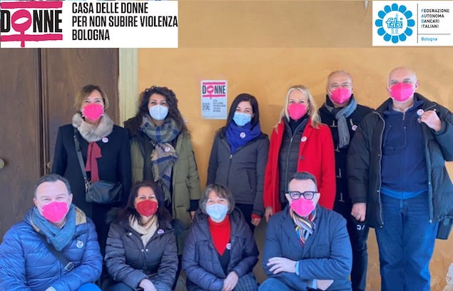 FABI BOLOGNA, DONAZIONE ALLA CASA DELLE DONNE