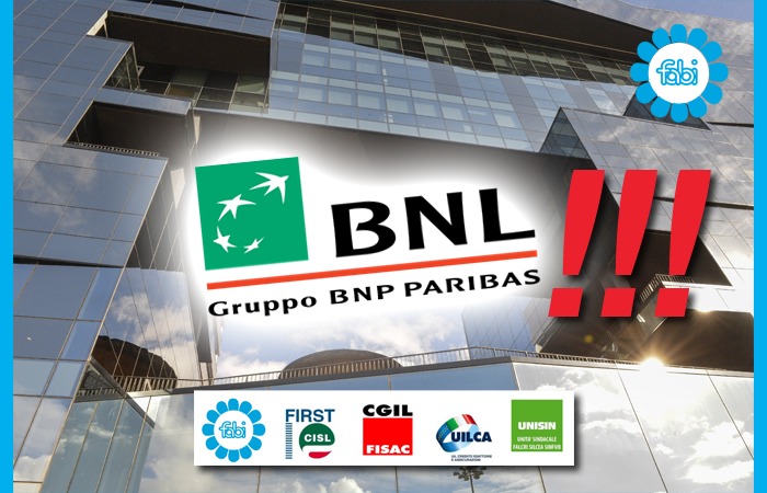 SINDACATI VERSO LA ROTTURA DEFINITIVA CON BNL