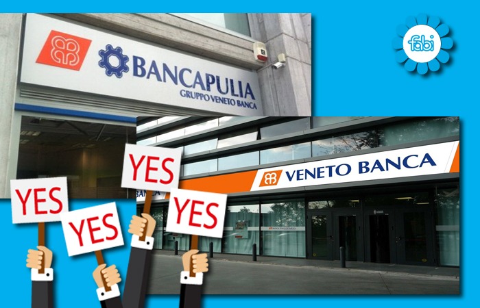 EX VENETO BANCA E BANCA APULIA, ARCHIVIATA INDAGINE SUI DIPENDENTI