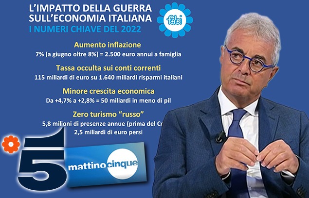 RISCHIO RECESSIONE ESAGERATO, SILEONI IN DIRETTA SU CANALE 5