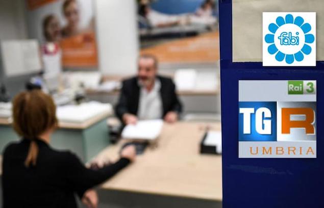 FABI AL TG3 UMBRIA: 35MILA CITTADINI IN REGIONE SENZA BANCA