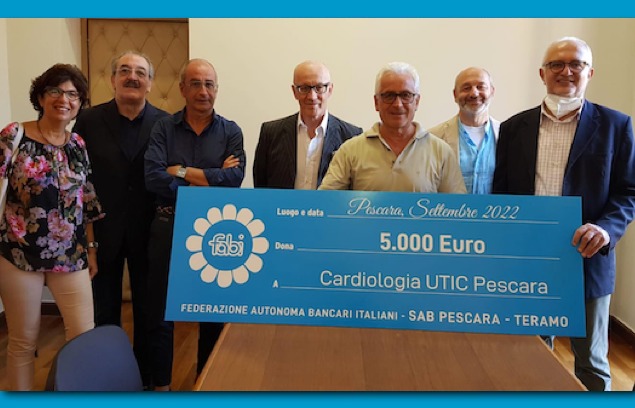 SOLIDARIETÀ FABI, DAL SAB PESCARA-TERAMO DONAZIONE ALL’OSPEDALE DELLA CITTÀ ABRUZZESE