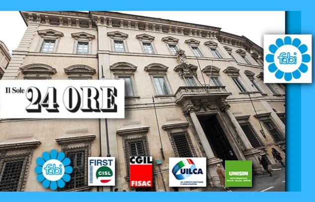 AUMENTO IN BUSTA PAGA DI 80 EURO PER I 270 MILA BANCARI