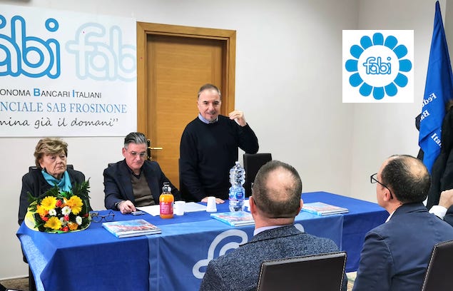 CONGRESSO FABI FROSINONE, «SEMPRE AL FIANCO DEI LAVORATORI»