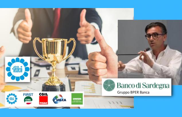 BANCO DI SARDEGNA, PREMIO DA 2.400 EURO PER I 2MILA DIPENDENTI