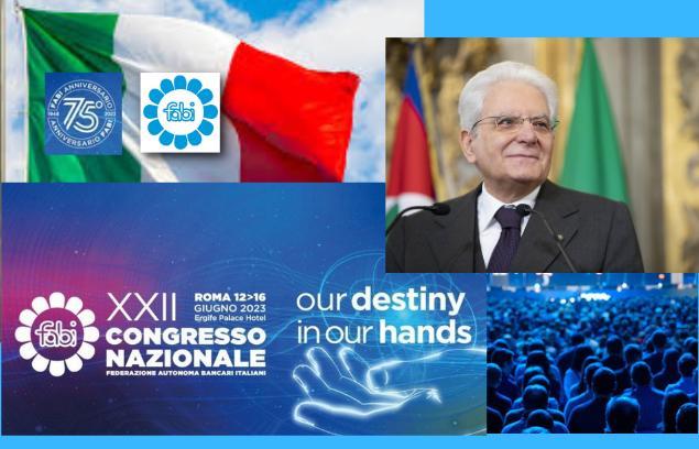 MATTARELLA: «IN 75 ANNI LA FABI HA ARRICCHITO IL PANORAMA DELLE ORGANIZZAZIONI SINDACALI