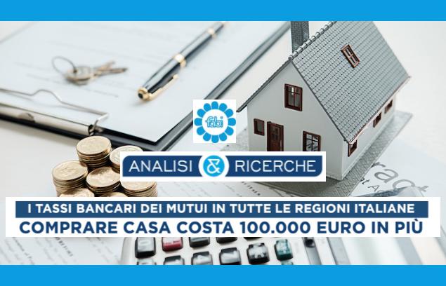 LAZIO MAGLIA NERA SUI MUTUI, I PIÙ CONVENIENTI IN FRIULI VENEZIA GIULIA