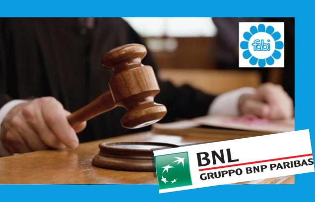 BNL CONDANNATA PER CONDOTTA ANTISINDACALE, LA FABI SULLA STAMPA
