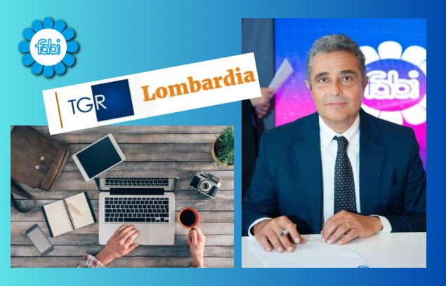 SMART WORKING IN BANCA, GINESE AL TG3 LOMBARDIA