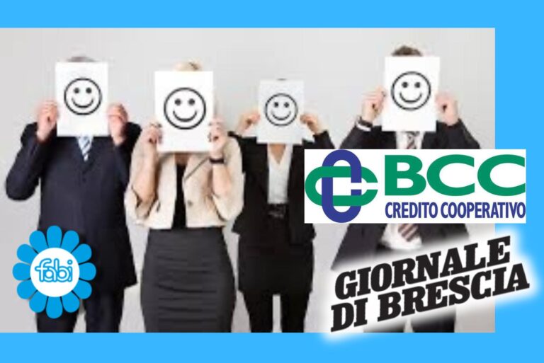 CCNL CREDITO COOPERATIVO, 435 EURO DI AMENTO PER I 2 MILA DIPENDENTI BRESCIANI