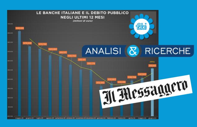 PER LE BANCHE +3% NEL 2024 GLI ACQUISTI DI TITOLI DI STATO