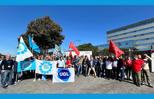 ICCREA, NUOVO SIT IN CONTRO LE ESTERNALIZZAZIONI