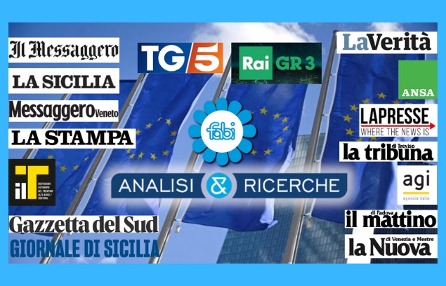 TASSI BCE, I CALCOLI DELLA FABI SUGLI EFFETTI DEL CALO DEGLI INTERESSI SU TV, RADIO, GIORNALI E AGENZIE