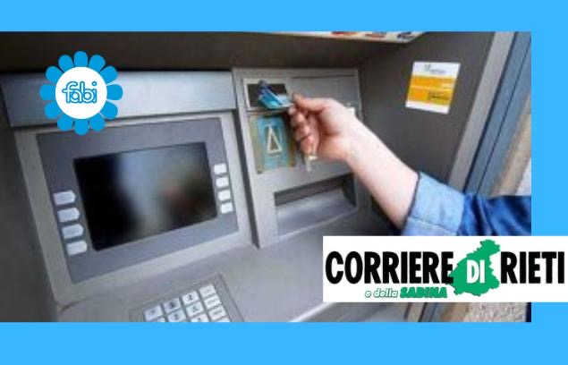 DESERTIFICAZIONE BANCARIA, CONTINUA IL FENOMENO A RIETI