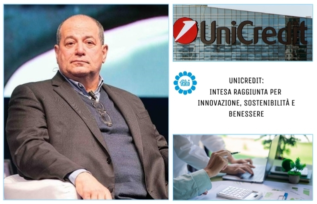 UNICREDIT, INTESA RAGGIUNTA PER “INNOVAZIONE, SOSTENIBILITÀ E BENESSERE”