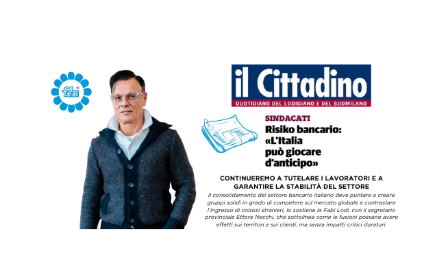 RISIKO BANCARIO, L’ITALIA PUÒ GIOCARE D’ANTICIPO