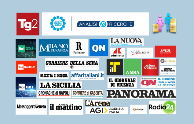 CREDIT GENDER GAP, LA FABI SUI MEDIA