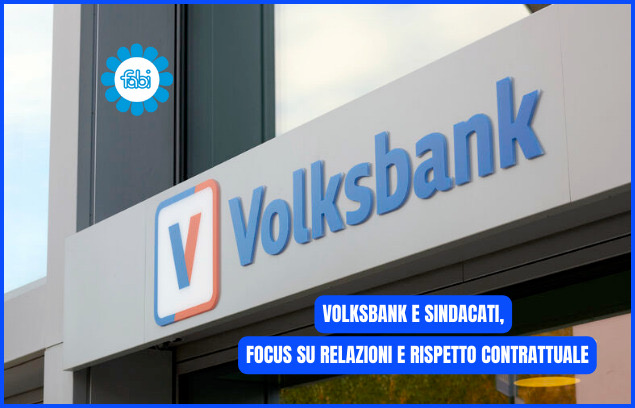 VOLKSBANK E SINDACATI, FOCUS SU RELAZIONI E RISPETTO CONTRATTUALE
