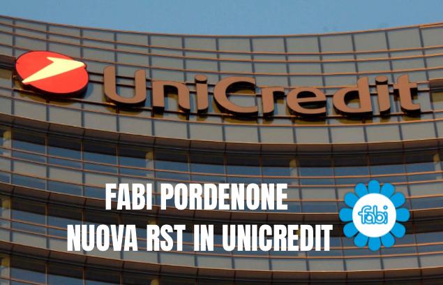 FABI PORDENONE, ERICA MORANDO NUOVA RST IN UNICREDIT
