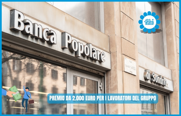 POPOLARE DI SONDRIO, UN PREMIO DA DUEMILA EURO PER I LAVORATORI DEL GRUPPO