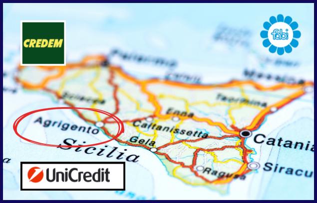 FABI AGRIGENTO, RAPPRESENTANZE SINDACALI TERRITORIALI IN UNICREDIT E CREDITO EMILIANO