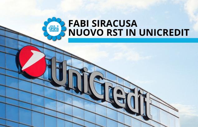 FABI SIRACUSA, ELETTO IL NUOVO RAPPRESENTANTE SINDACALE TERRITORIALE IN UNICREDIT