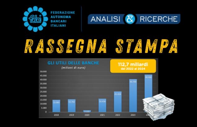 UTILI BANCHE, LO STUDIO FABI CONQUISTA RADIO, TV , GIORNALI E AGENZIE