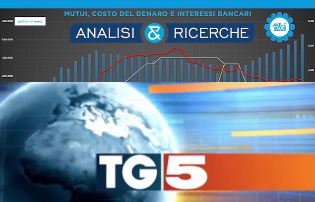 TASSI BCE, LO STUDIO FABI AL TG5 ORE 20.00