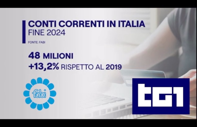 CONTI CORRENTI, I DATI DELLA FABI AL TG1 ORE 13