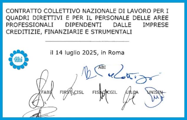 CCNL ABI, ECCO IL TESTO COORDINATO