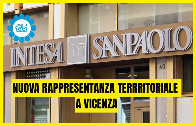 FABI INTESA SANPAOLO, NUOVA RAPPRESENTANZA TERRRITORIALE A VICENZA