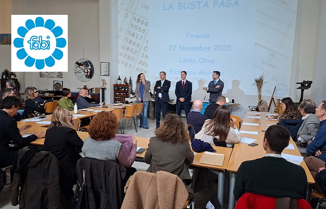 FORMAZIONE, A FIRENZE FOCUS SUGLI ELEMENTI DELLA BUSTA PAGA