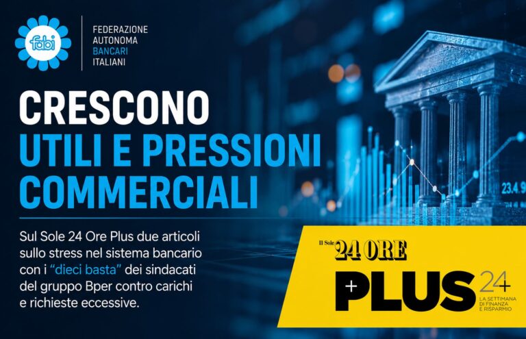 CRESCONO UTILI E PRESSIONI COMMERCIALI