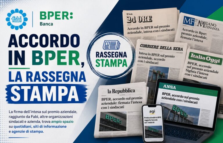 ACCORDO IN BPER, LA RASSEGNA STAMPA