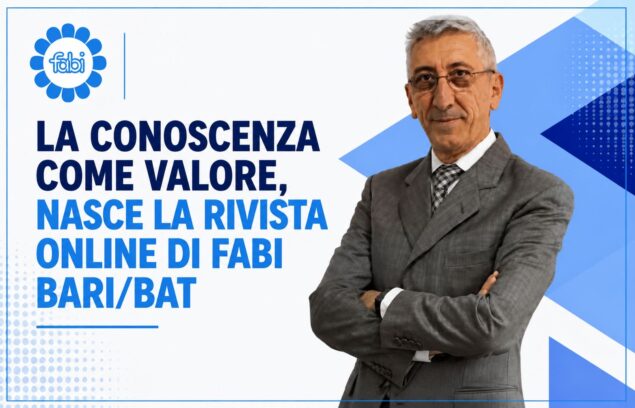 LA CONOSCENZA COME VALORE, NASCE LA RIVISTA ONLINE DI FABI BARI/BAT