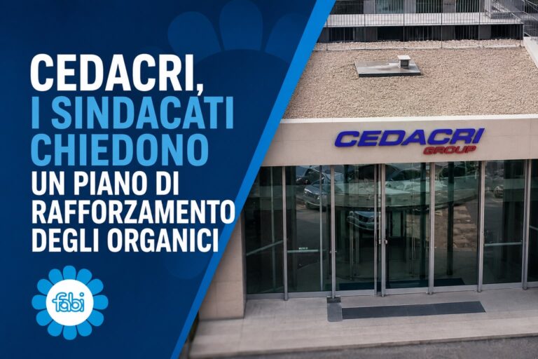 CEDACRI, I SINDACATI CHIEDONO UN PIANO DI RAFFORZAMENTO DEGLI ORGANICI