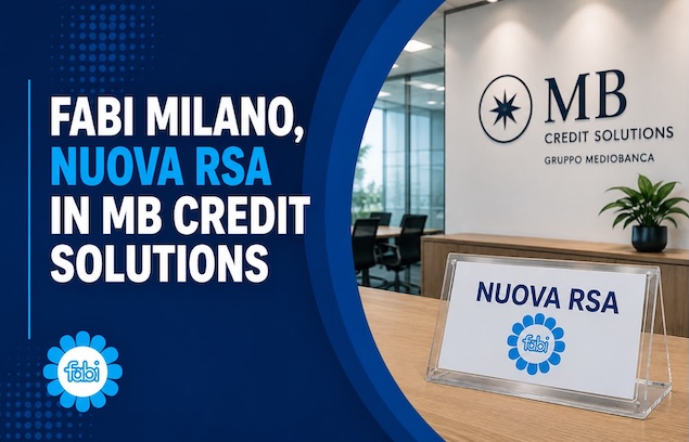 FABI MILANO, NUOVA RSA IN MB CREDIT SOLUTIONS